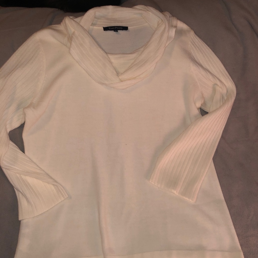 Evan Picone cowl neck sweater
